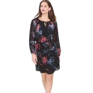 White House Black Market Floral Mini Dress Tunic 00
